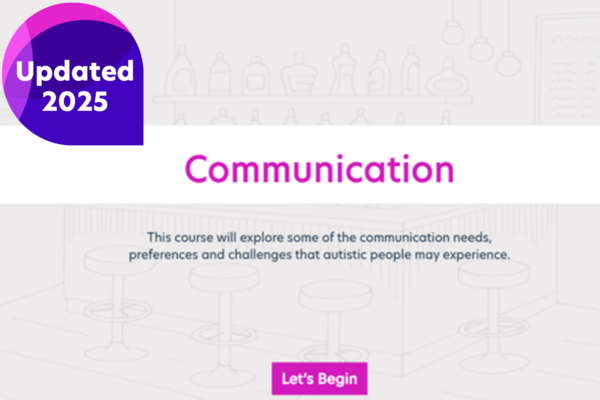 Autism and communication course image