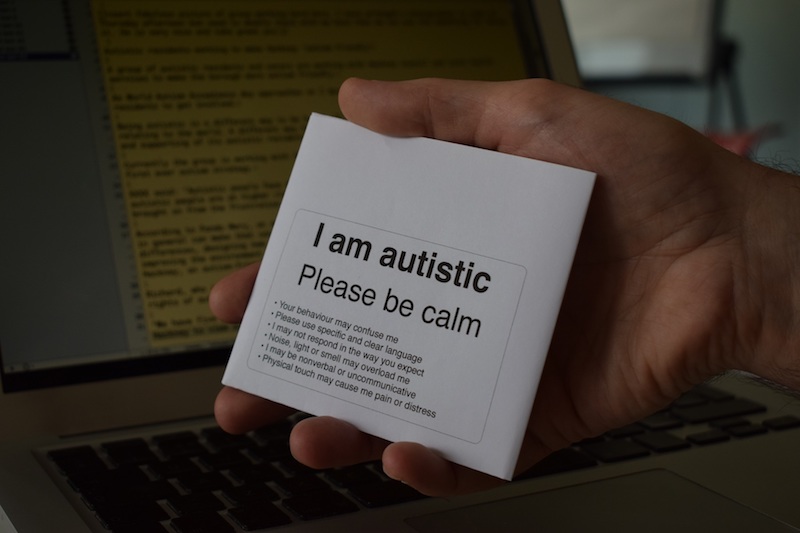 Autism card